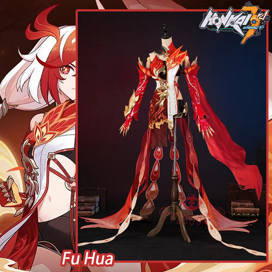 Gvavaya Game Cosplay Honkai Impact 3rd Fu Hua Fenghuang of Vicissitude Battlesuit Cosplay Costume Fu Hua Cosplay