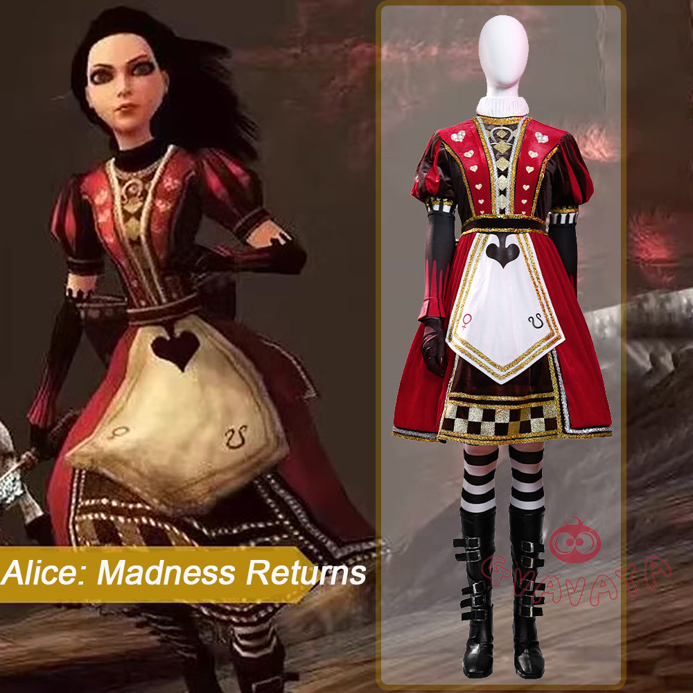 Alice Madness Returns high quality Costume Cosplay