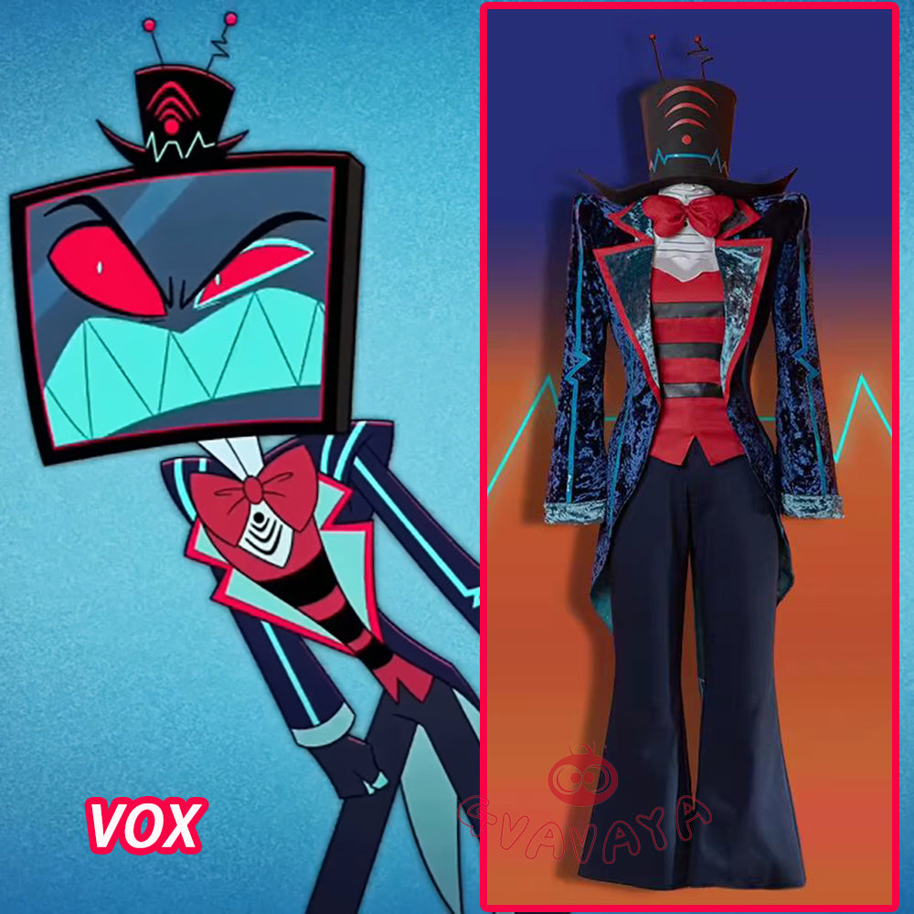 Gvavaya Cosplay Hazbin Hotel Cosplay Vox Cosplay Costume Hazbin Hotel