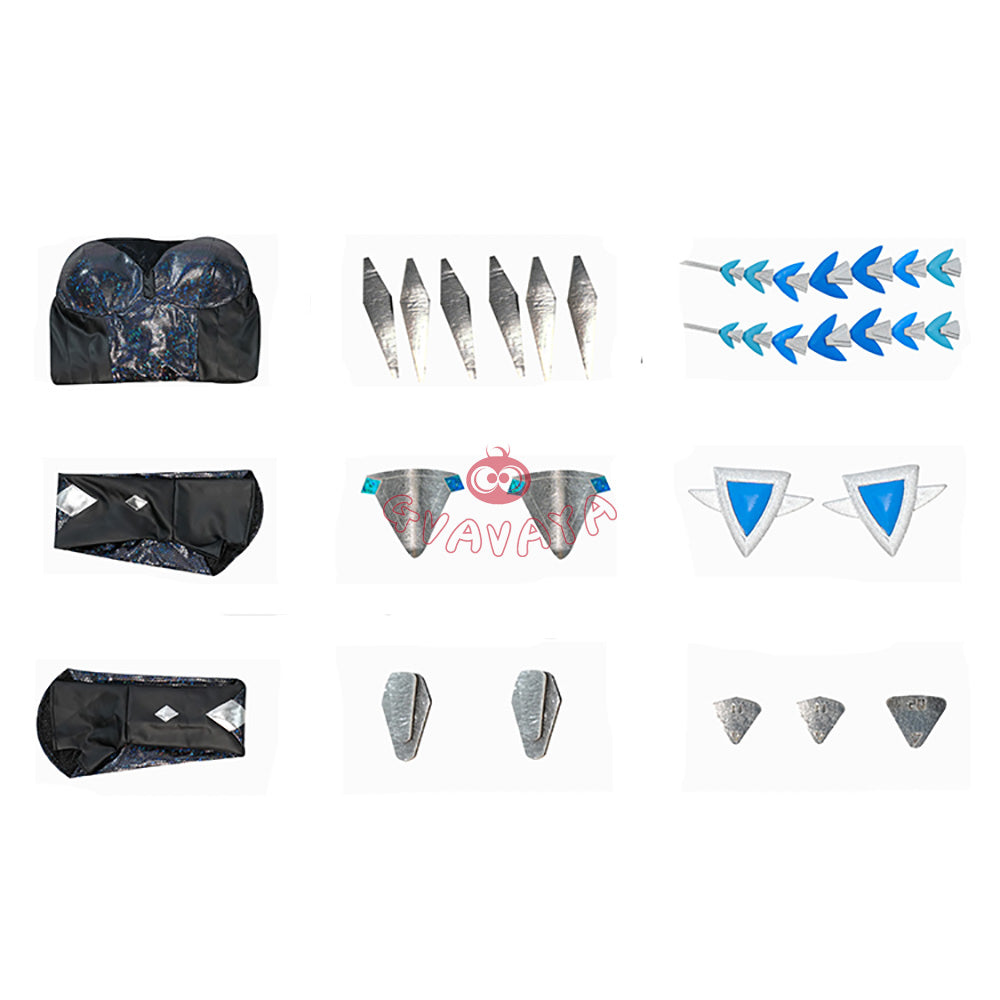 Gvavaya Game Cosplay Goddess of Victory: Nikke Cosplay Siren Little Mermaid Cosplay Costume