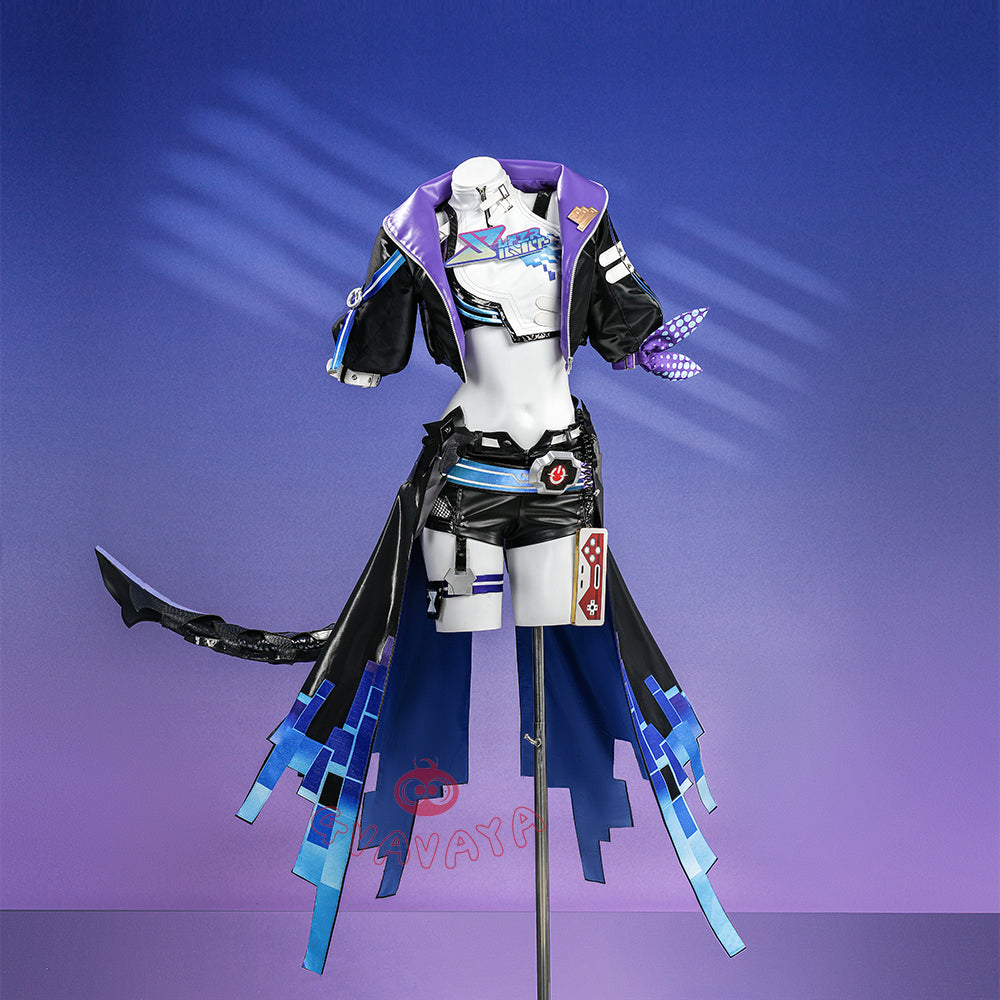 Gvavaya Game Cosplay Honkai : Star Rail Cosplay Silver Wolf LV.999 Cos