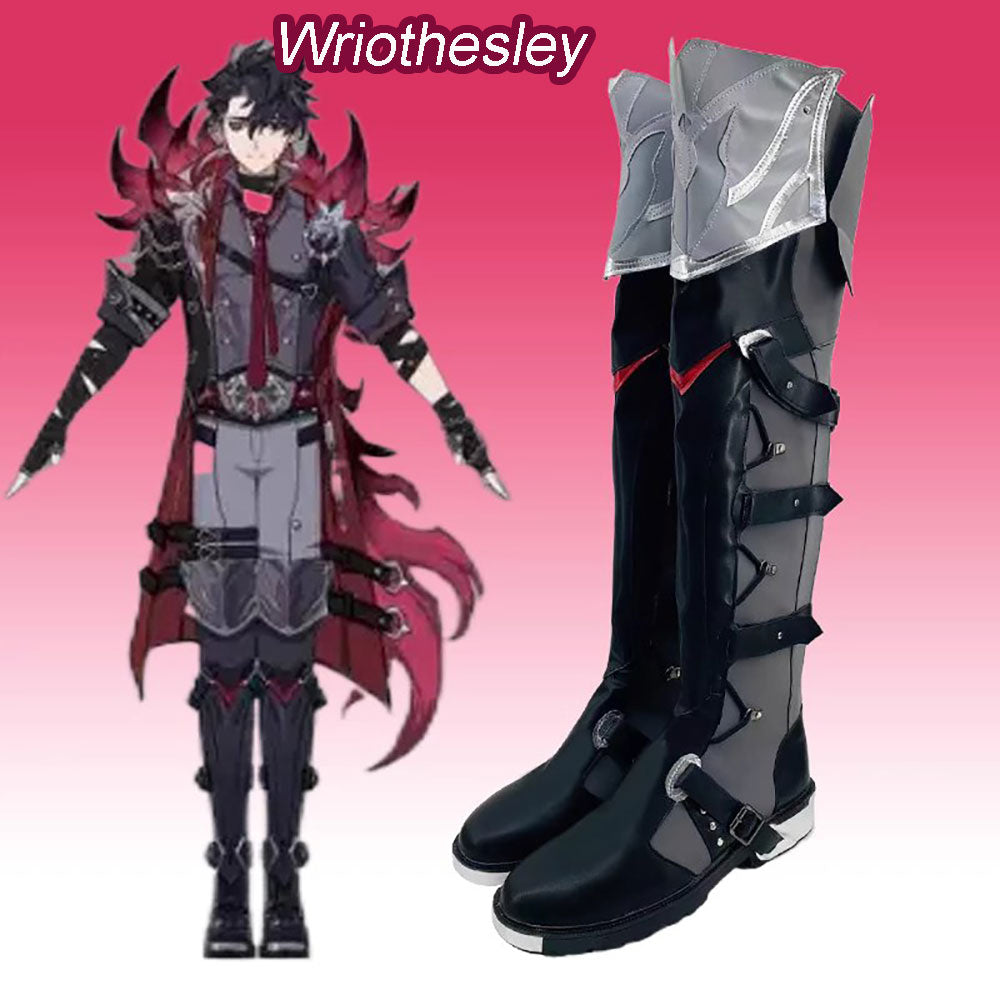 Gvavaya Game Cosplay Genshin Impact Wriothesley Cosplay Shoes Genshin