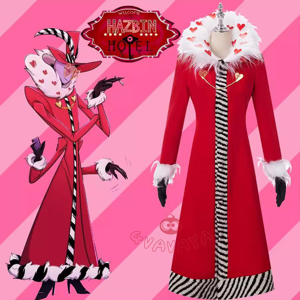 Gvavaya Cosplay Hazbin Hotel Cosplay Valentino Cosplay Costume Valenti