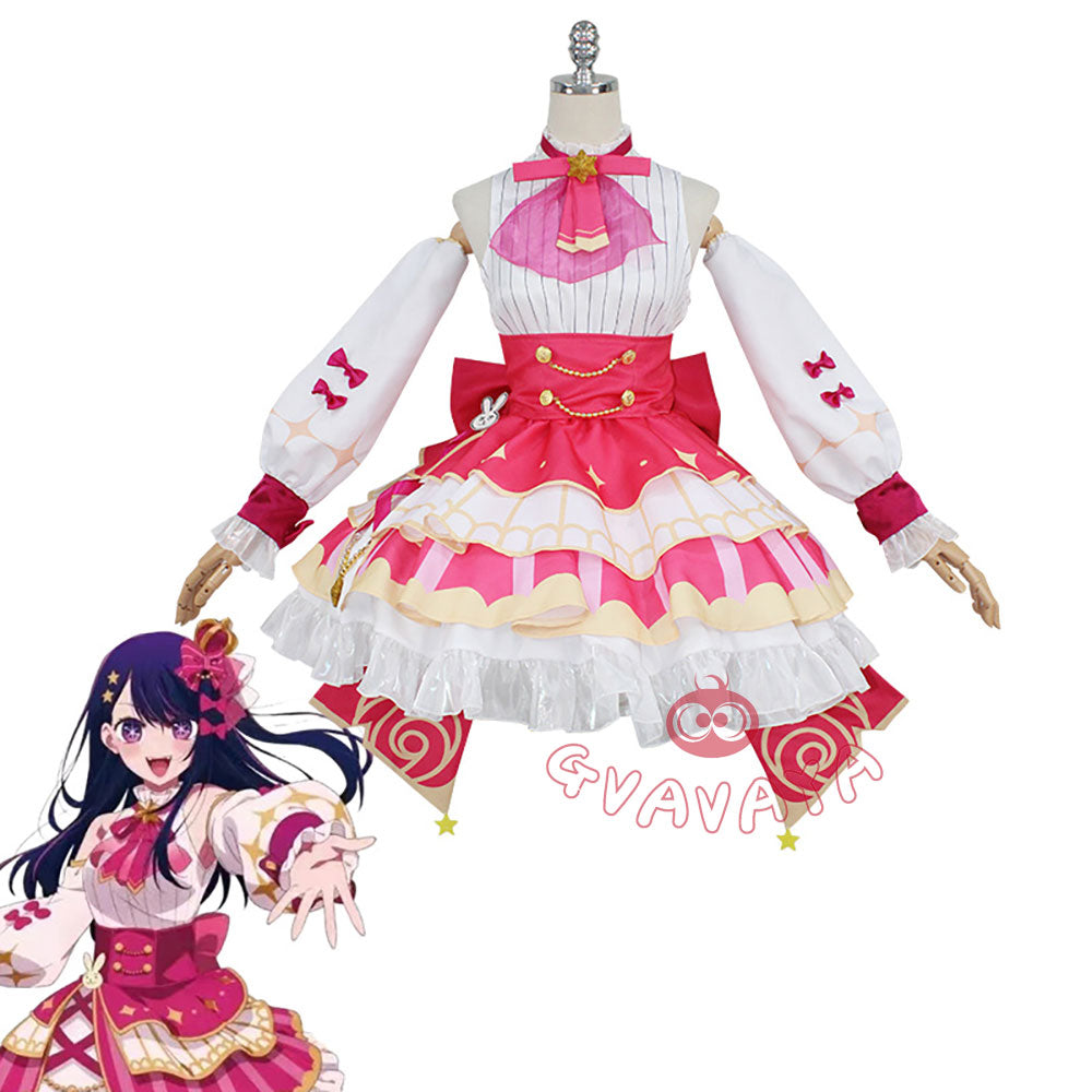 Gvavaya Anime Cosplay Oshi No Ko Cosplay Ai Hoshino Idol Stage Perform