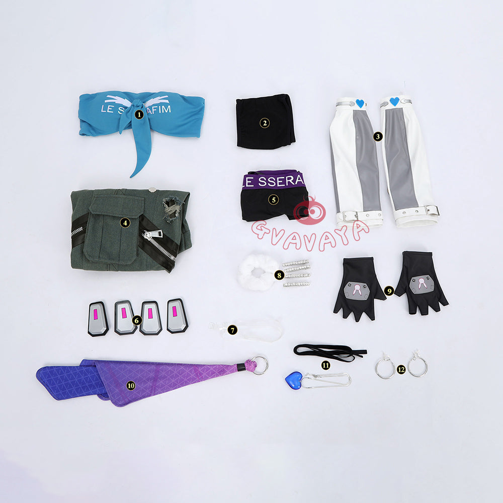 Gvavaya Game Cosplay Overwatch 2 LS Collab Cosplay DVA Cosplay Costume