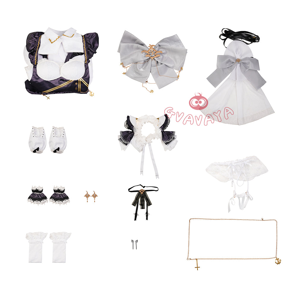Gvavaya Game Cosplay Azur Lane Cosplay HMS Cheshire Cosplay Costume
