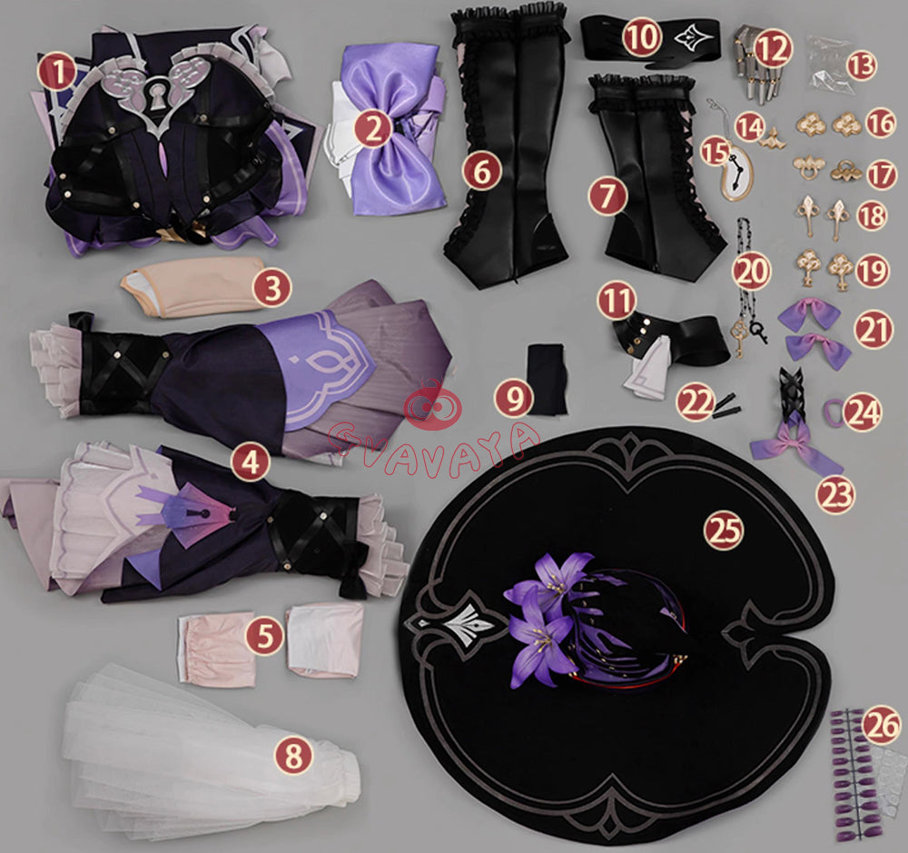 Gvavaya Game Cosplay Honkai: Star Rail Cosplay HSR The Herta Cosplay Costume A