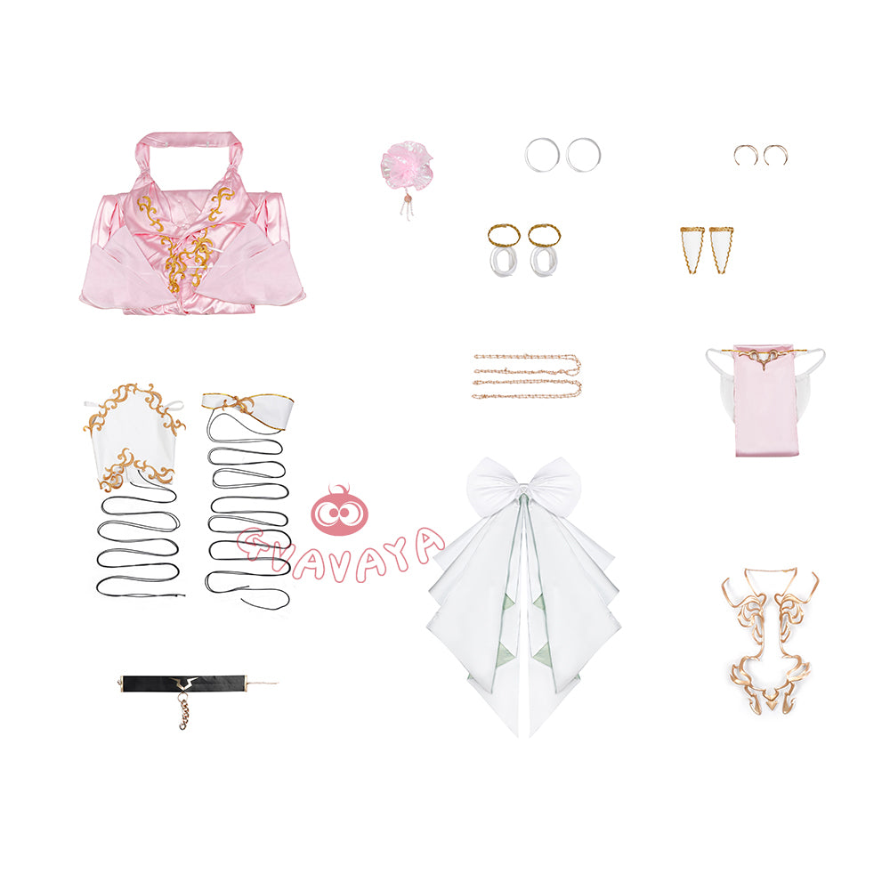 Gvavaya Anime Cosplay CODE GEASS Cosplay C.C. Pink Dress Cosplay Costume
