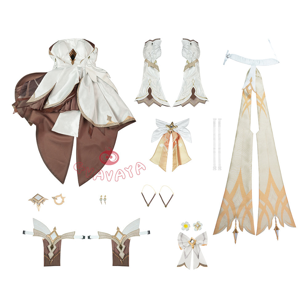 Gvavaya Game Cosplay Genshin Impact Cosplay Traveler Lumine New Cosplay Costume
