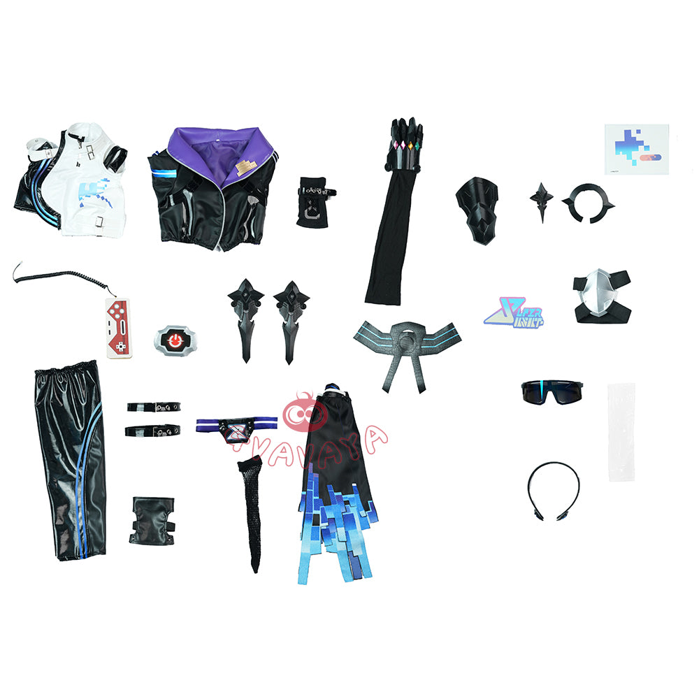 Gvavaya Game Cosplay Honkai : Star Rail Cosplay Silver Wolf LV.999 Cosplay Costume
