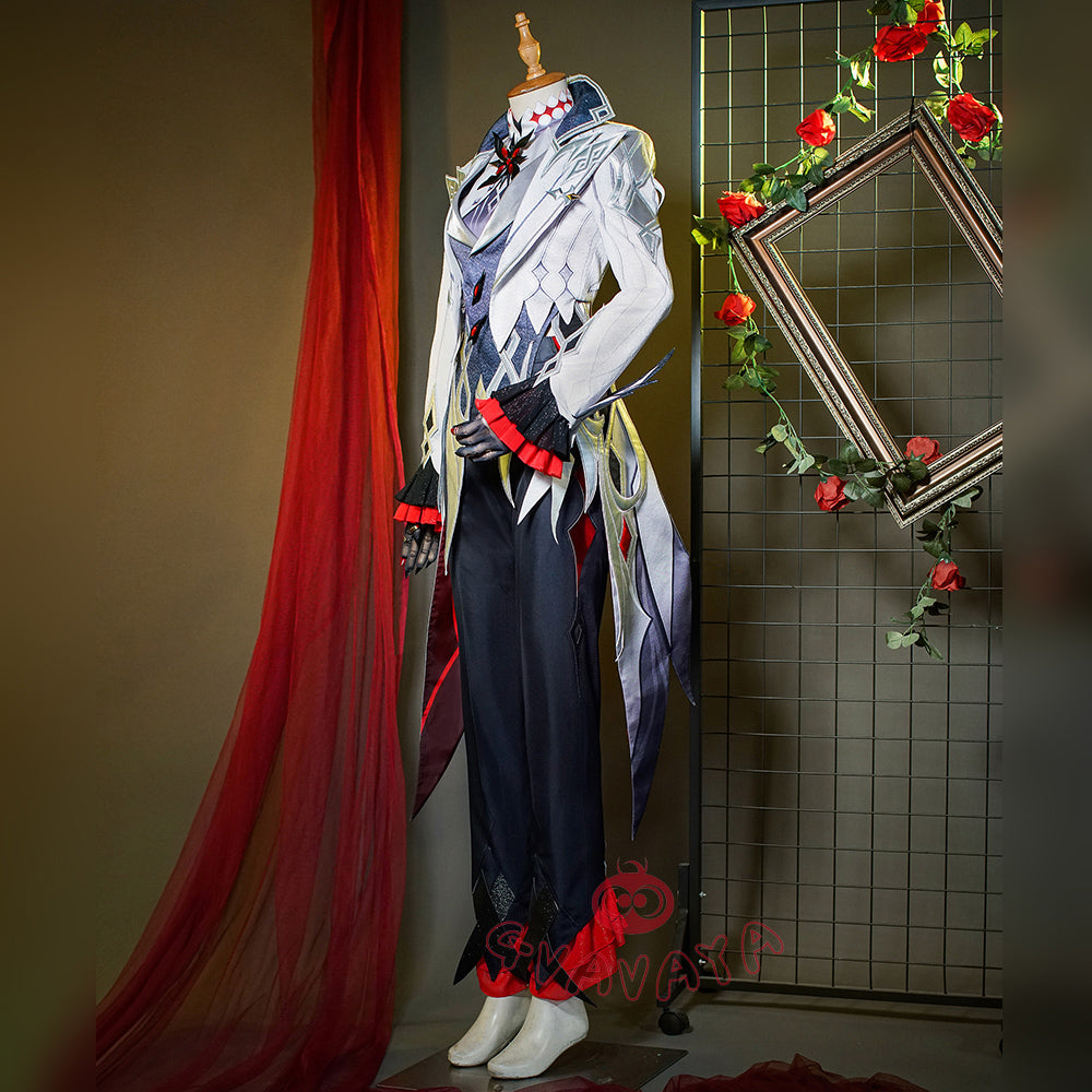 [In Stock] Gvavaya Game Cosplay Genshin Impact 11th Fatui Harbingers Cosplay Costume Arlecchino Costume