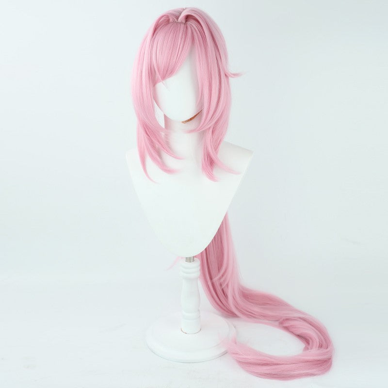 Gvavaya Game Cosplay Honkai Impact 3rd : Elysia Herrscher of Human Cosplay Wig 120cm Long Pink Purple Wig