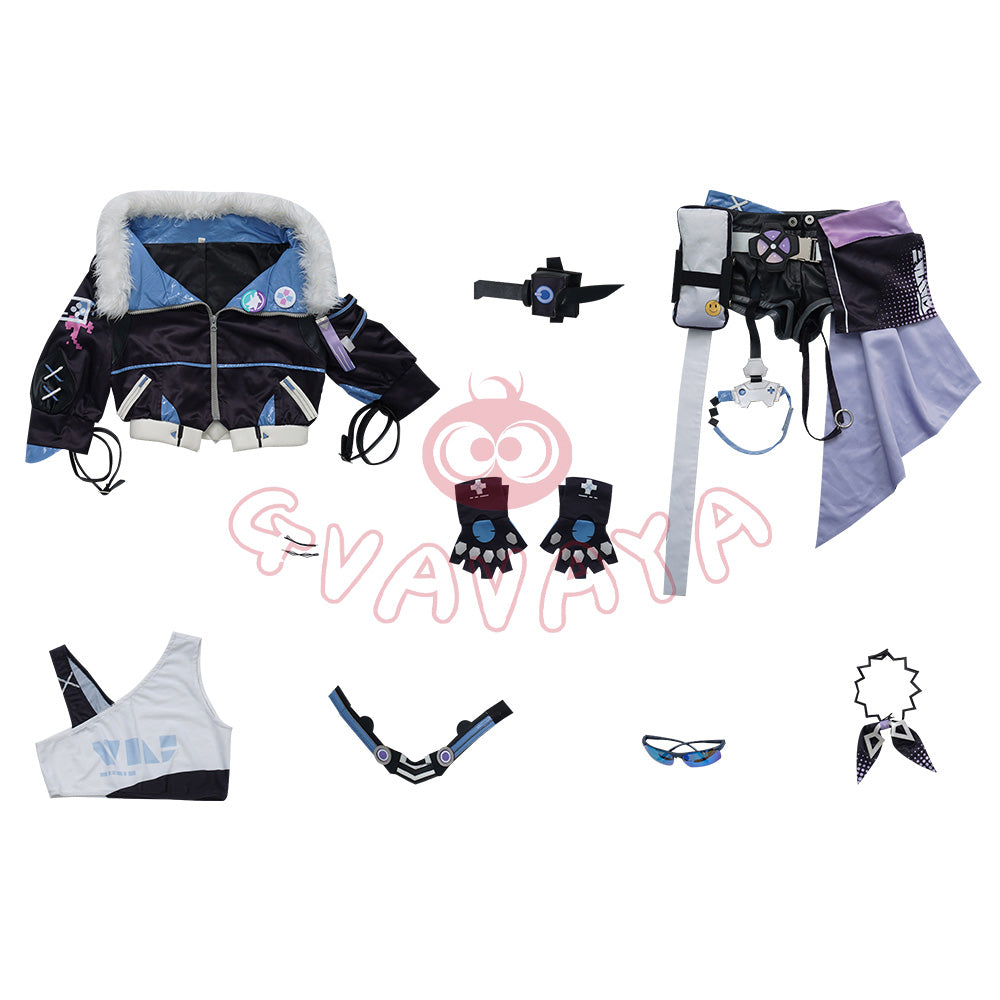Gvavaya Game Cosplay Honkai Impact: Star Rail Cosplay Star Rail Silver Wolf Cosplay Costume B