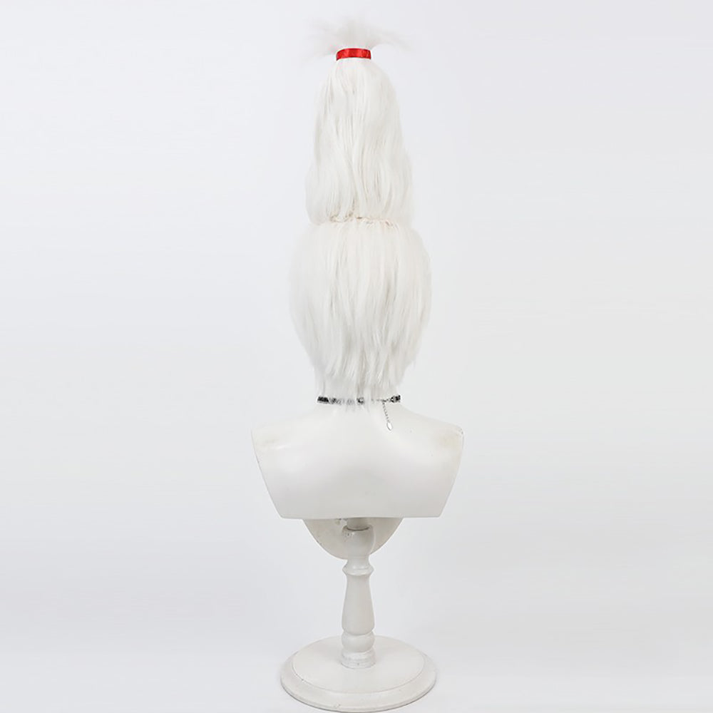 Gvavaya Anime Cosplay DAN DA DAN Ayase Seiko Cosplay Wig 50cm Silver Gray Wig