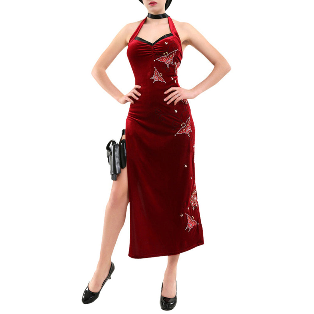 ada wong dress Uwowo Collab Series: Game Cosplay Sweater Cosplay Costume Uwowo Cosplay Package Includes RE IV 4 Remake AW