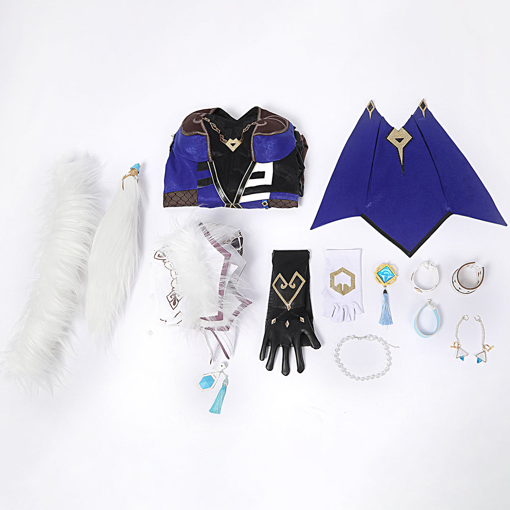 Gvavaya Game Cosplay Genshin Impact Yelan Cosplay Costume Genshin Cosplay Ver. A