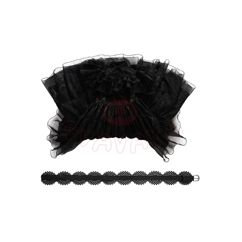 Gvavaya Cosplay 2022 TV Wednesday Cosplay Wednesday Dance Dress