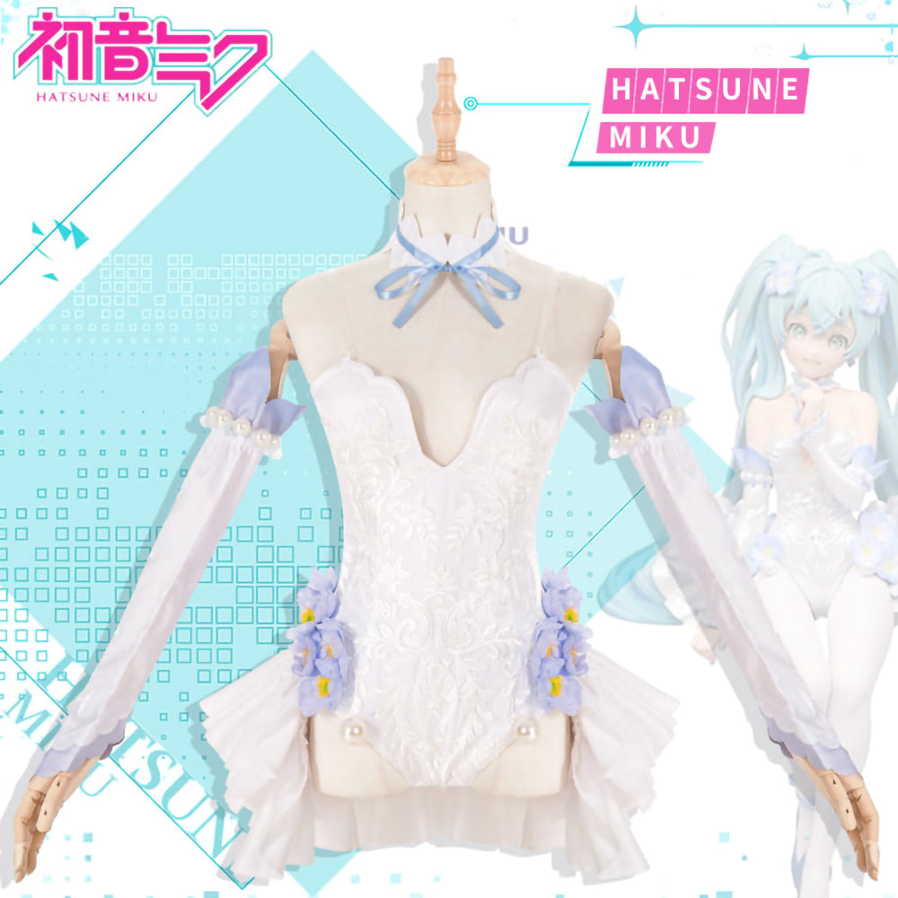 Gvavaya Cosplay Vocaloid Hatsune Miku Flower Fairy Nemophila Cosplay C