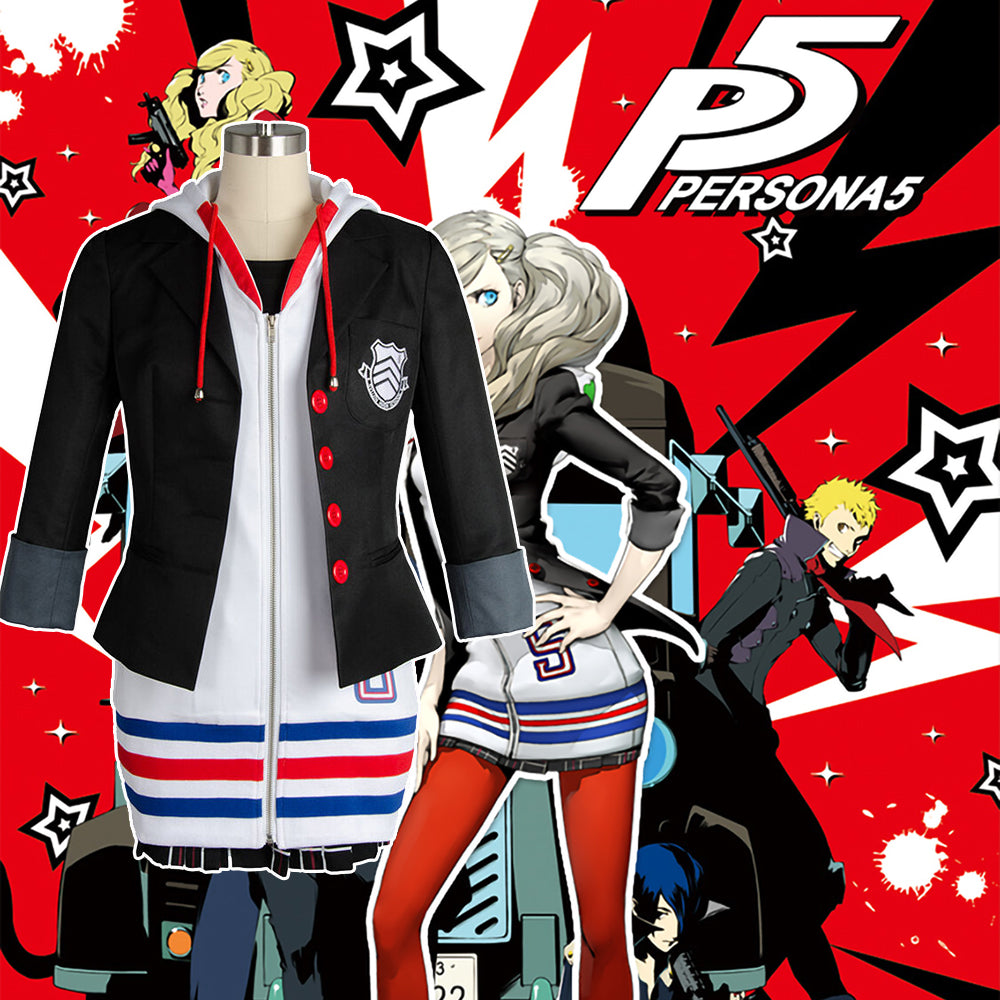 Anime Game Persona 5 Joker Protagonist Cosplay Costume Uniform Halloween  Outfits