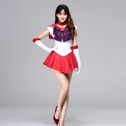 [Ready To Ship] Gvavaya Anime Cosplay Sailor Moon Cosplay Sailor Mars Hino Rei Cosplay Costume