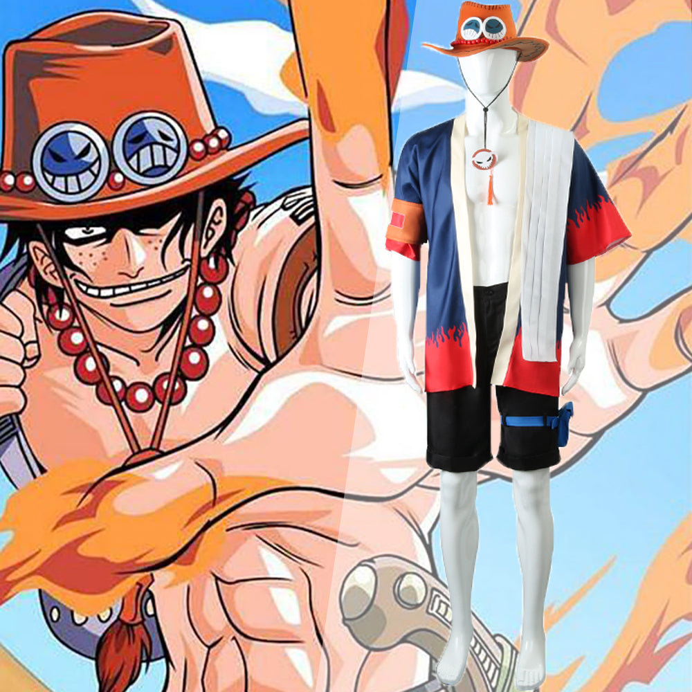 Ace One Piece Wanted - One Piece - Digital Art, People & Figures,  Animation, Anime, & Comics, Anime - ArtPal