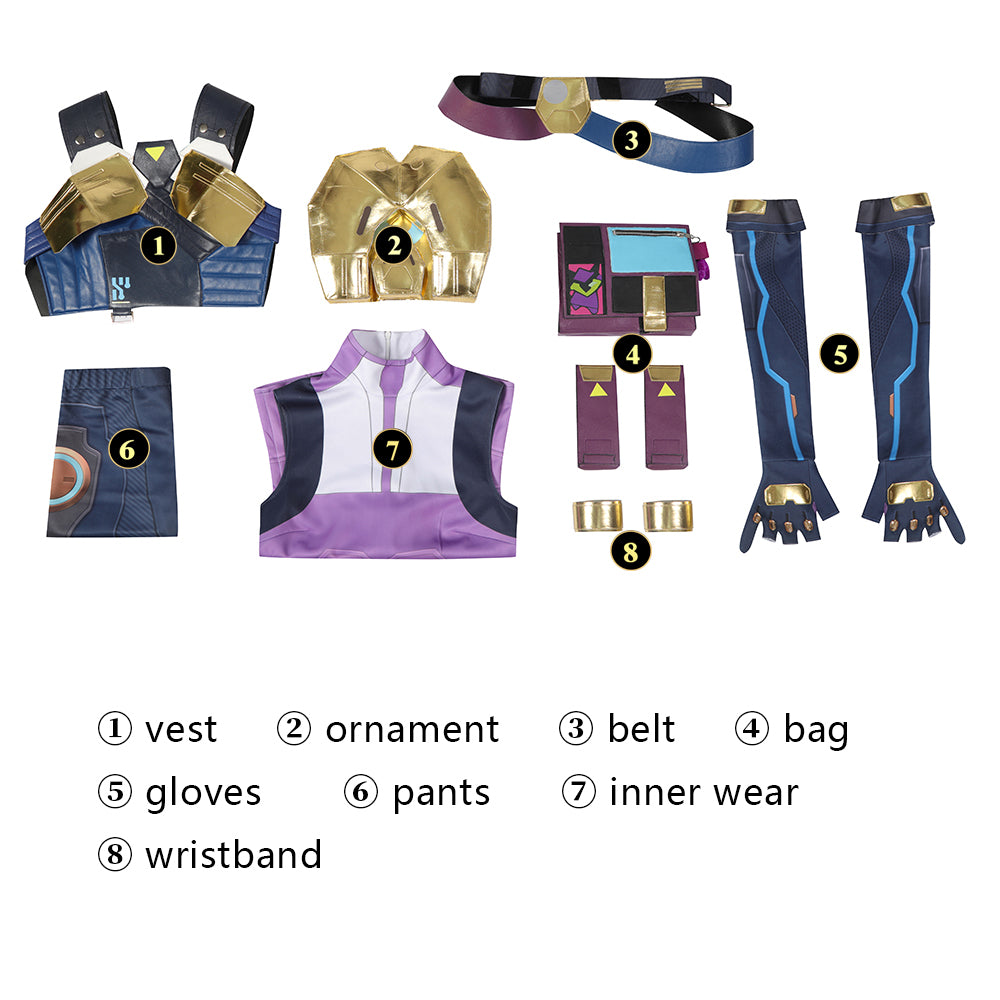 Gvavaya Game Cosplay Valorant Neon Cosplay Costume Valorant Neon Cosplay