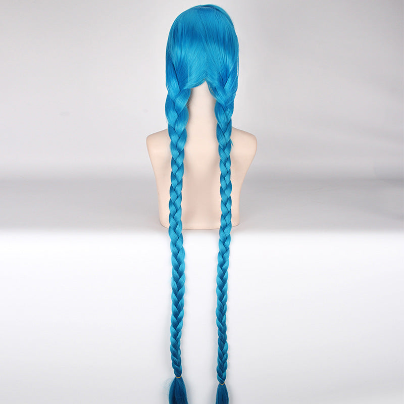 Gvavaya Cosplay LOL League of Legends Jinx 120cm Cosplay Wig