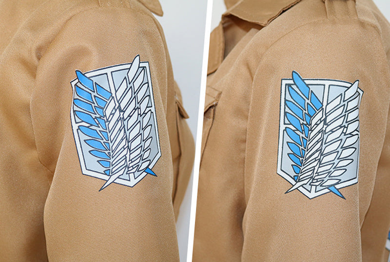 Gvavaya Shingeki no Kyojin Attack on Titan Survey Corps Scout Regiment Recon Corps Scout Legion Jacket Costume Mikasa Ackerman Cosplay