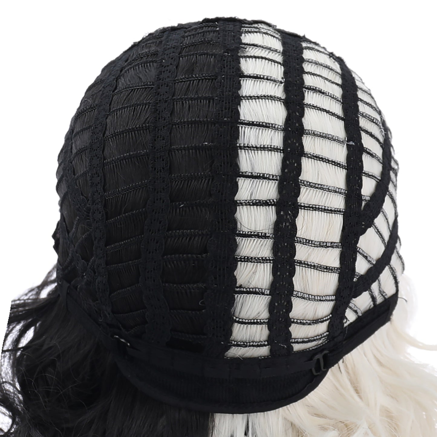 Gvavaya Cosplay Cruella De Vil Short Curly Hair Props Halloween Party Cosplay Wig Cruella Wig