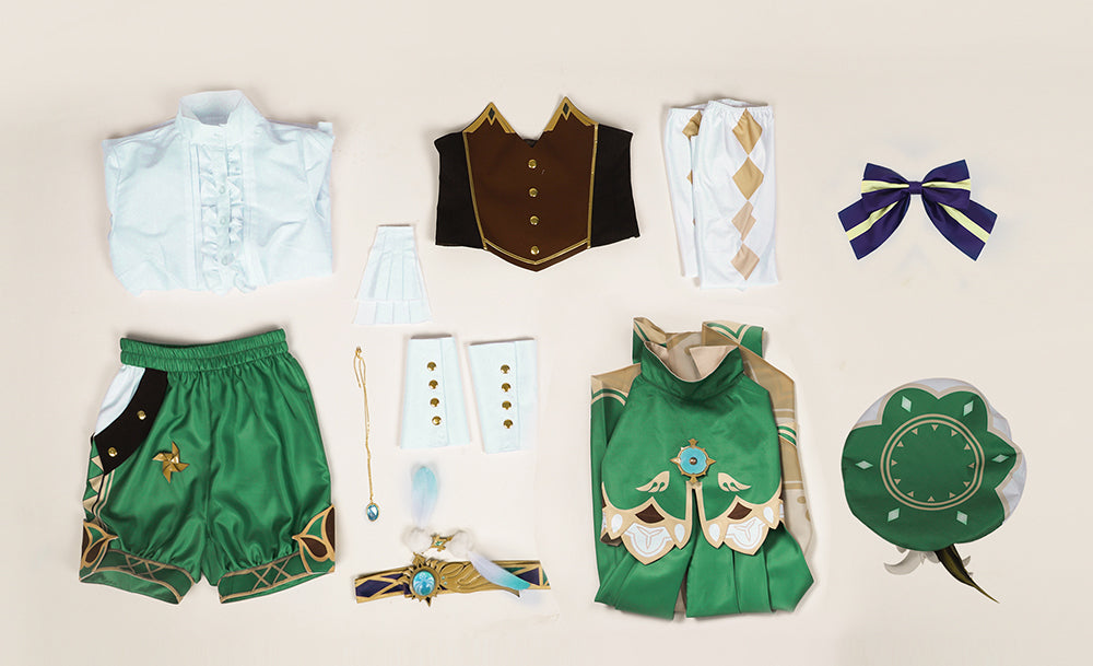 Gvavaya Game Cosplay Genshin Impact Mondstadt Venti Cosplay Costume Genshin Cosplay