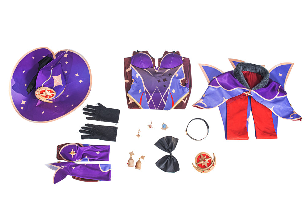 Gvavaya Game Cosplay Genshin Impact Mondstadt Mona Cosplay Costume