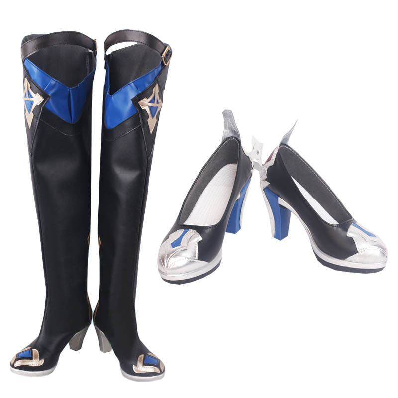 Gvavaya Game Cosplay Genshin Impact Eula Cosplay Shoes Genshin Cosplay