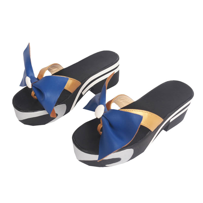 Gvavaya Game Cosplay Genshin Impact Sangonomiya Kokomi Cosplay Shoes Genshin Cosplay