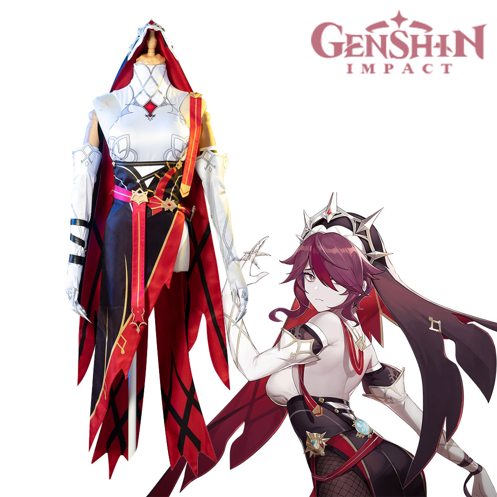 Gvavaya Game Cosplay Genshin Impact Mondstadt Rosaria Cosplay Costume