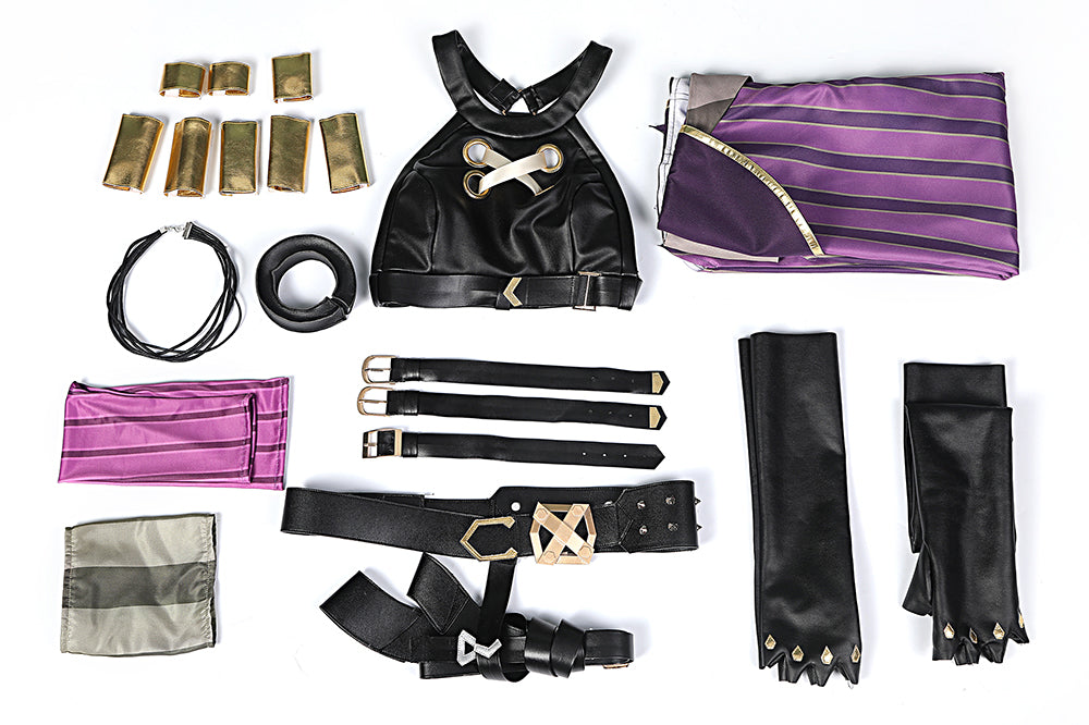 Gvavaya Game Cosplay LOL Arcanne Jinxx Cosplay Costume VersionB