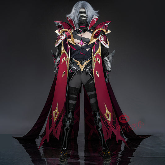 Gvavaya Game Cosplay Genshin Impact Cosplay Rerir(Rächer of Solnari) Cosplay Costume