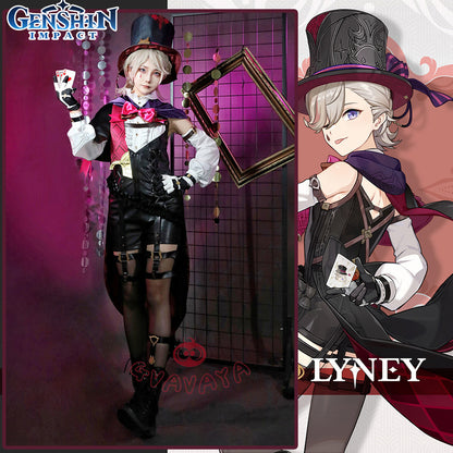 Gvavaya Game Cosplay Genshin Impact lyney Cosplay Costume lyney Cosplay