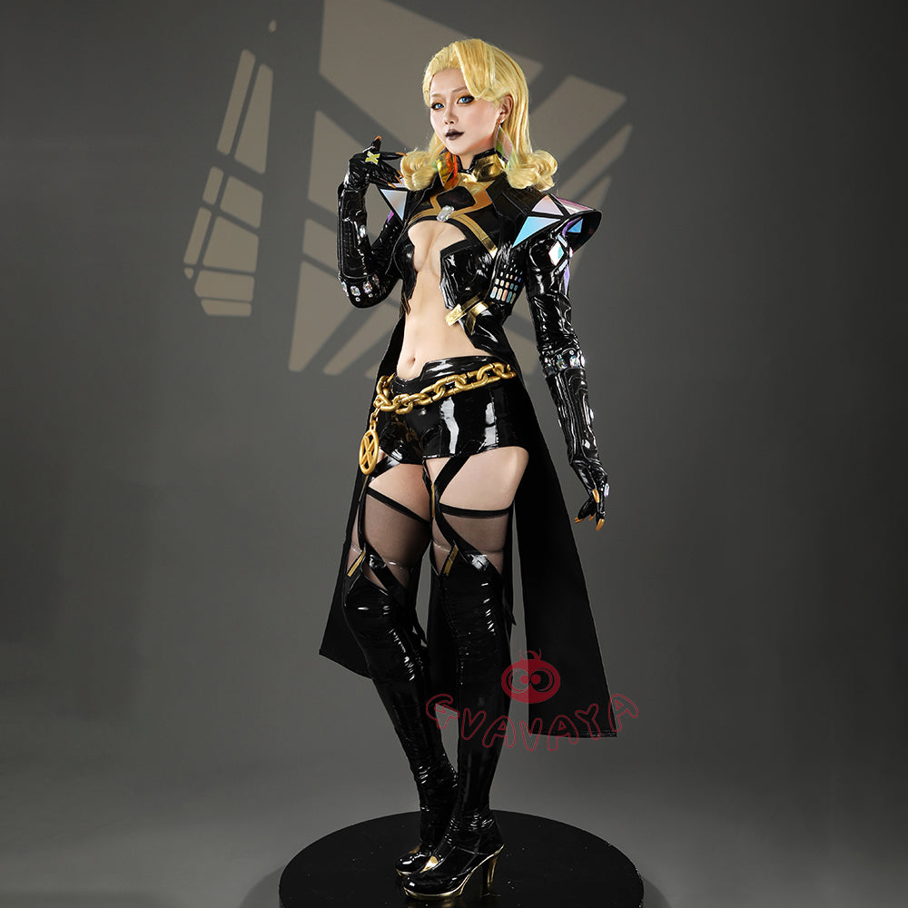 Gvavaya Game Cosplay White Queen Cosplay Emma X-Revolution Cosplay Costume