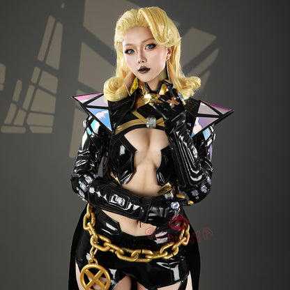 Gvavaya Game Cosplay White Queen Cosplay Emma X-Revolution Cosplay Costume