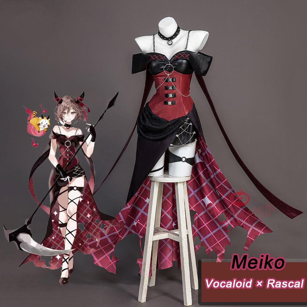 Gvavaya Cosplay Vocaloid × Rascal Cosplay Meiko Cosplay Costume Meiko