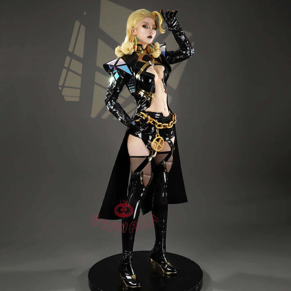 Gvavaya Game Cosplay White Queen Cosplay Emma X-Revolution Cosplay Costume