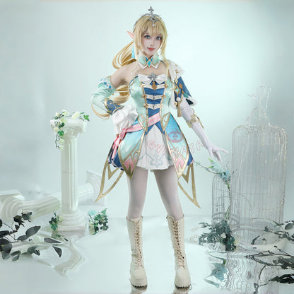 Gvavaya Game Cosplay Genshin Vesna Cosplay Costume