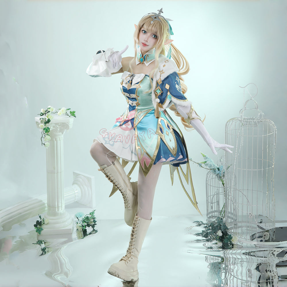 Gvavaya Game Cosplay Genshin Vesna Cosplay Costume