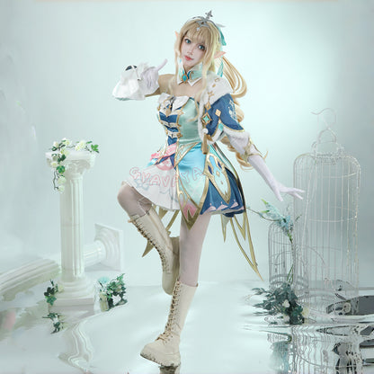 Gvavaya Game Cosplay Genshin Vesna Cosplay Costume
