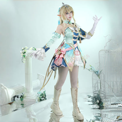 Gvavaya Game Cosplay Genshin Vesna Cosplay Costume