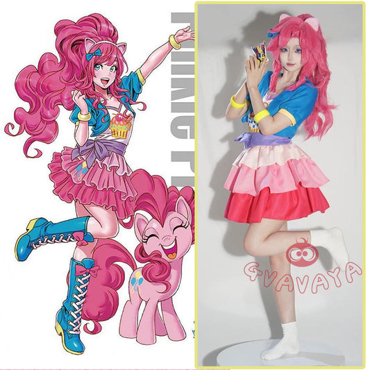 Gvavaya Anime Cosplay Pinkie Pie Human Cosplay Costume