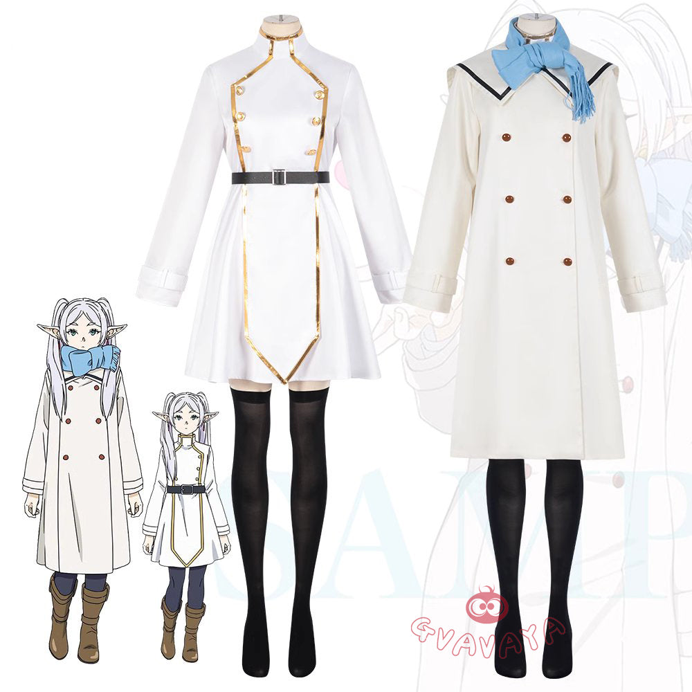 Gvavaya Anime Cosplay Frieren: Beyond Journey's End Cosplay Frieren Winter Suit Cosplay Costume