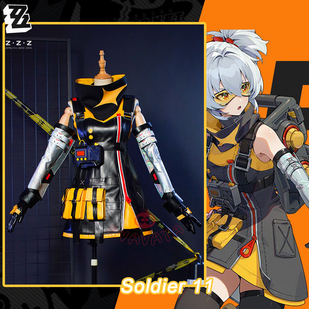 Gvavaya Game Cosplay Zenless Zone Zero Cosplay Costume Soldier 11 Cosplay
