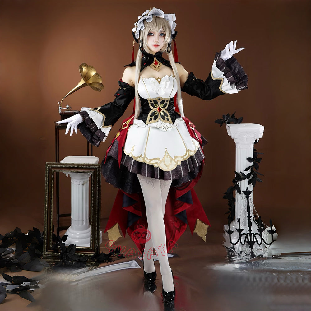 Gvavaya Game Cosplay Genshin Impact Cosplay Sandrone Cosplay Costume