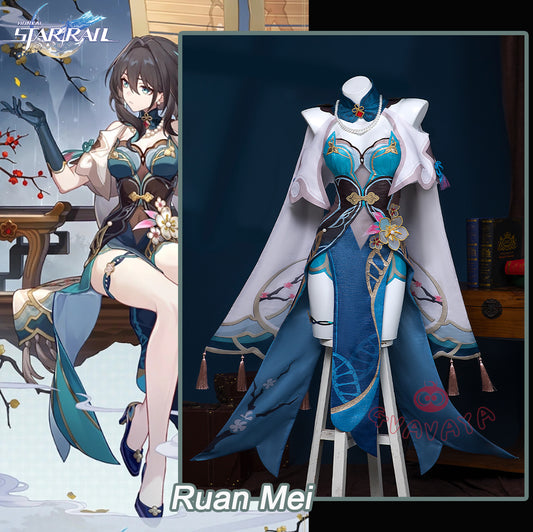 Gvavaya Game Cosplay Honkai: Star Rail Cosplay Ruan Mei Cosplay Costume